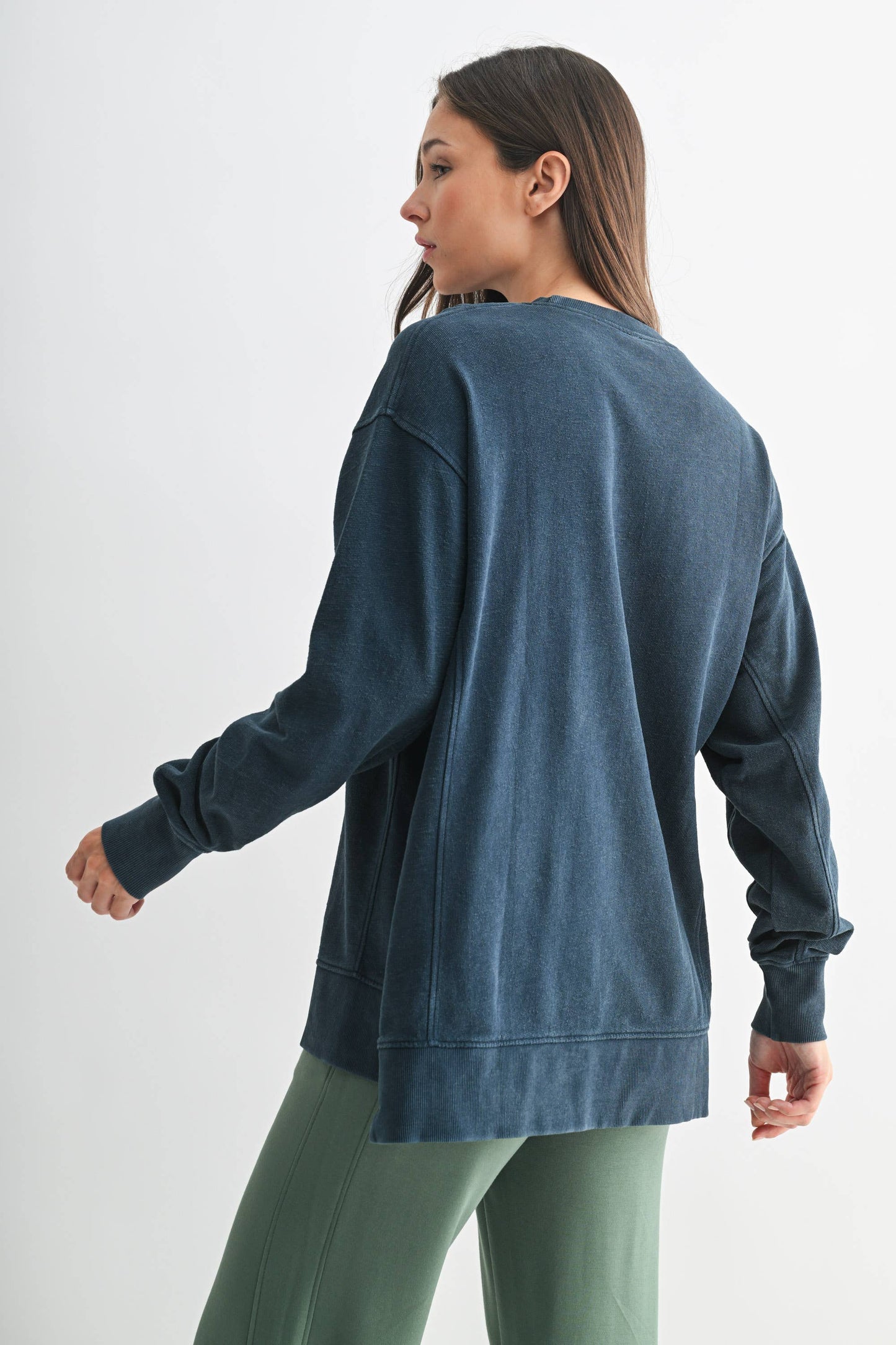 Highland Jacquard Boxy Long Sleeve