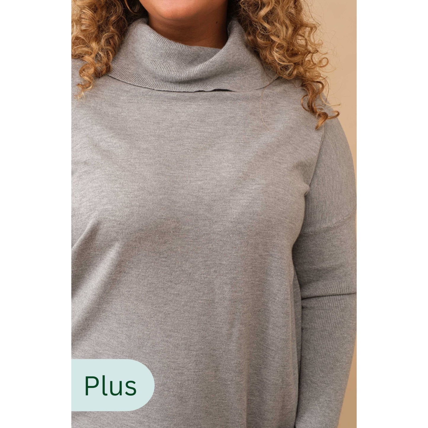 Soft Knit Turtleneck Pullover Sweater