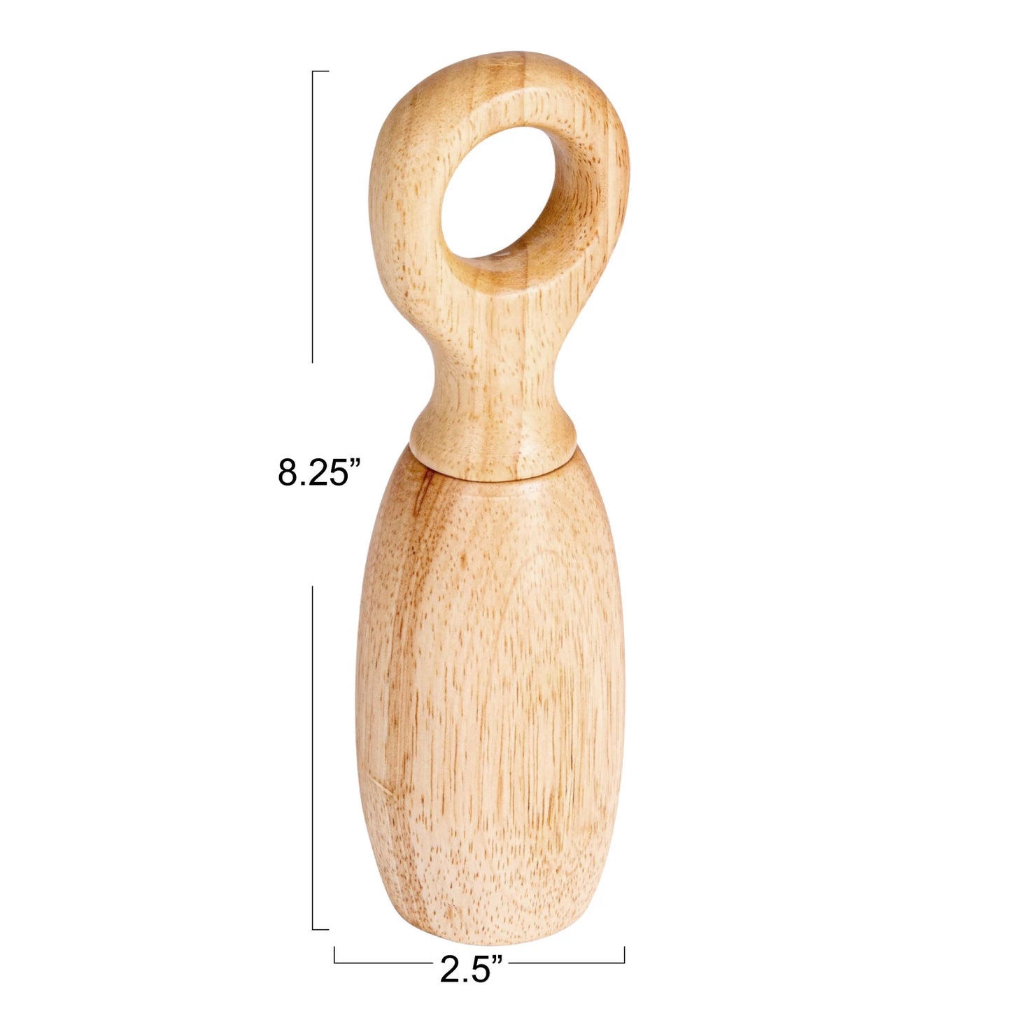 Rubberwood Salt & Pepper Mill