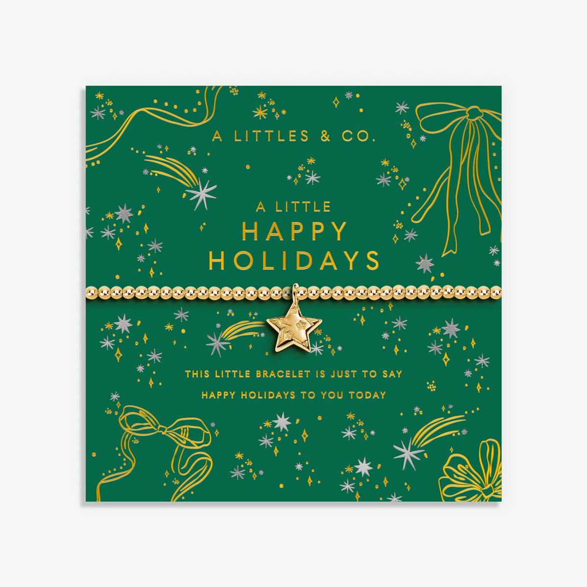 A Little 'Happy Holidays' Bracelet