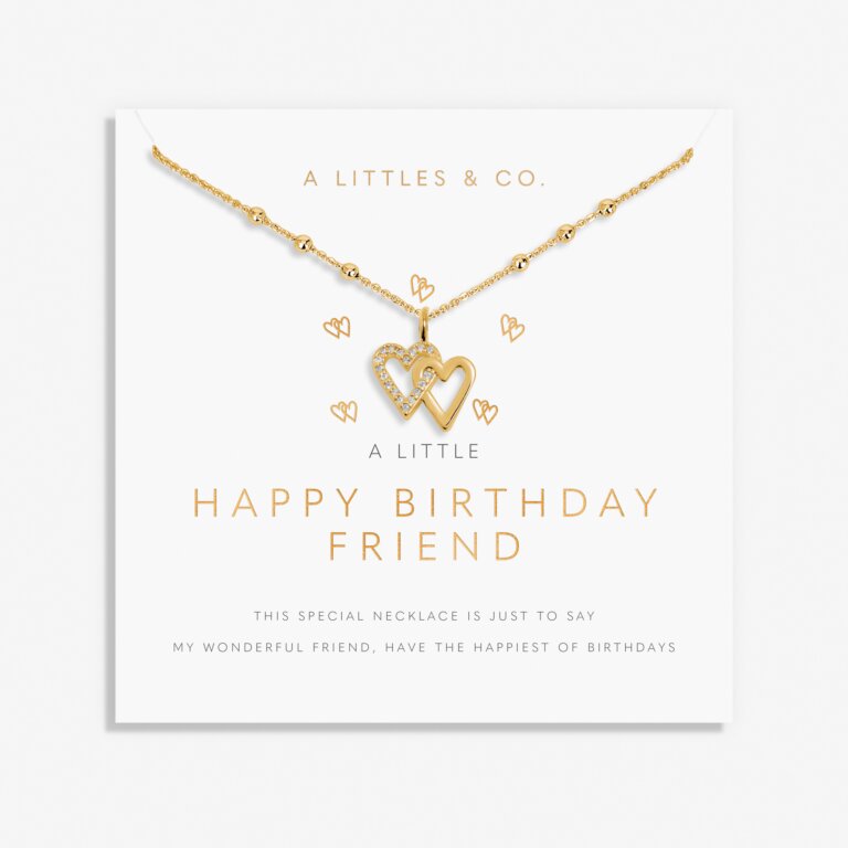 Happy Birthday Friend Necklace