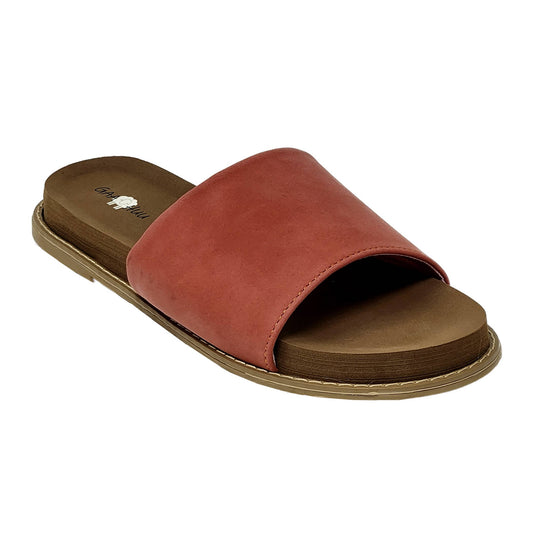 Slide Sandal | Brick Red