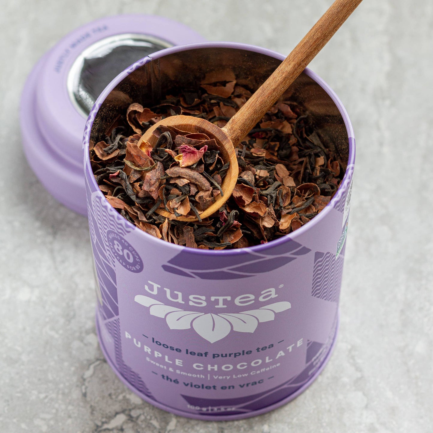 Tea Tin | Purple Chocolate