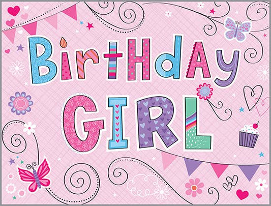 Birthday Card | Pink Banners