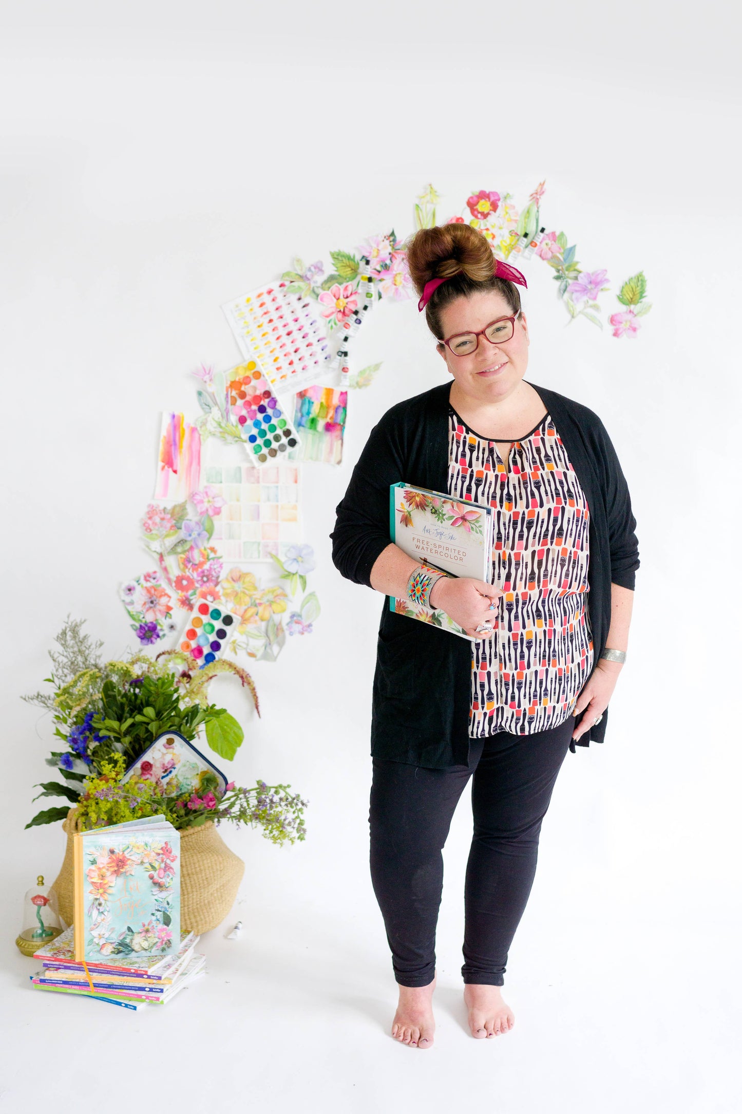 Paint-Your-Own Wall Calendar: Illustrations by Kristy Rice