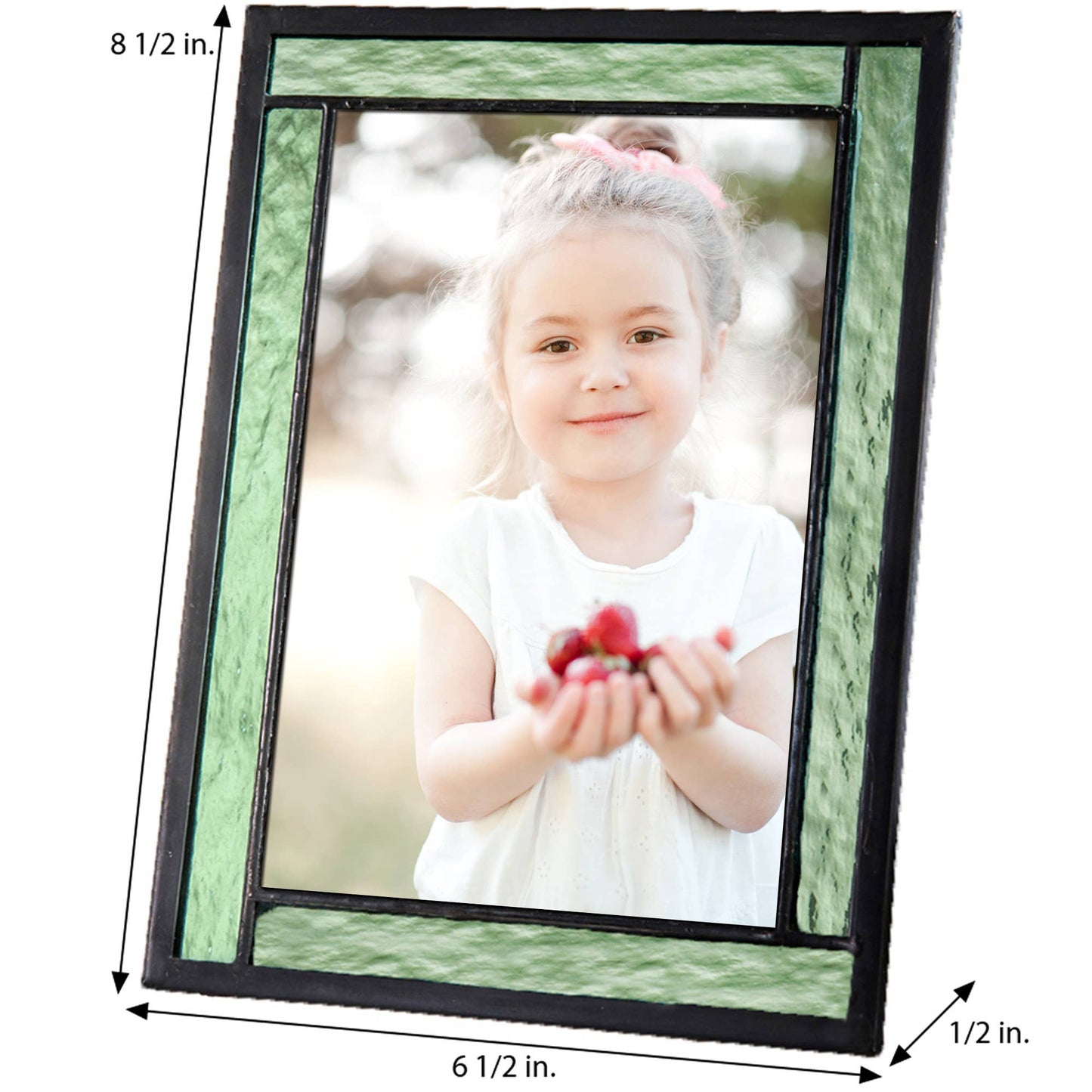 Green Stained Glass Picture Frames