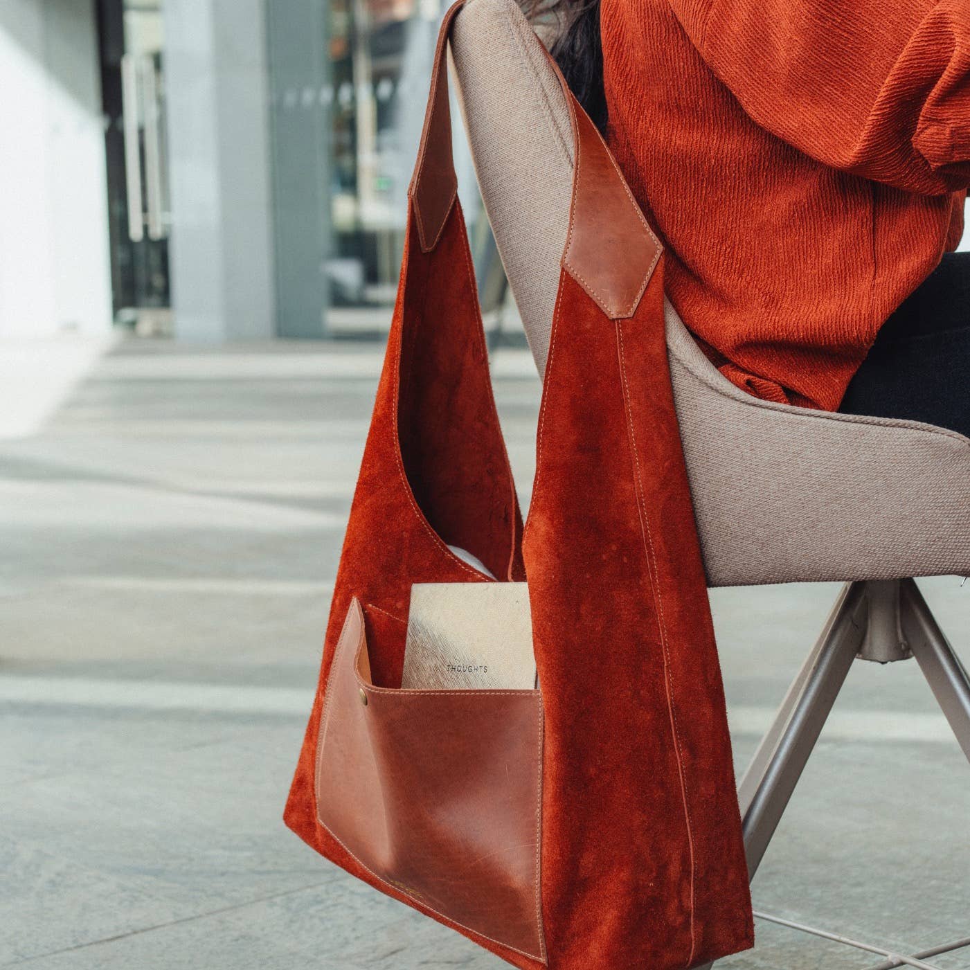 Elevated Hobo | Copper Suede