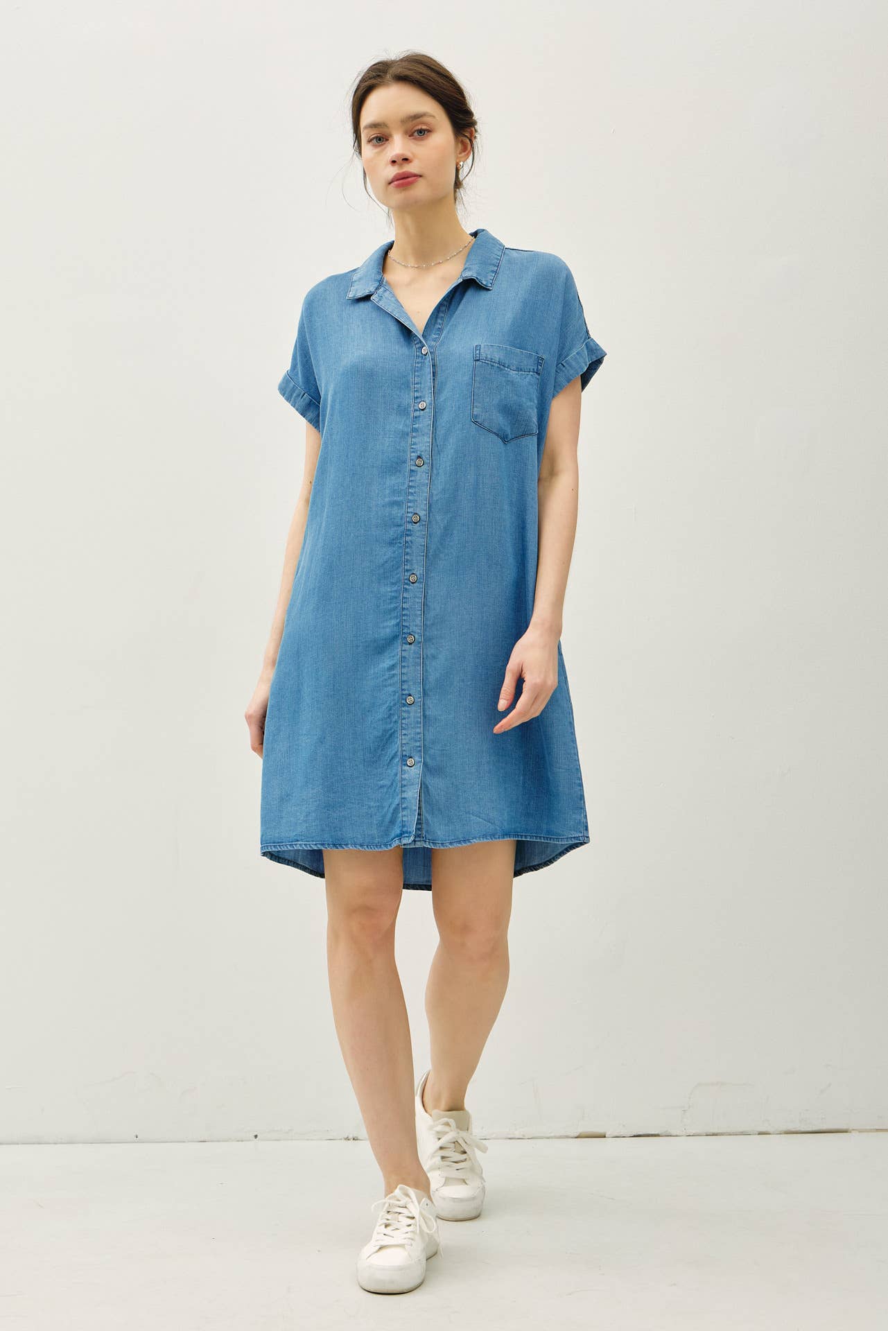 Denim Tencel Dress