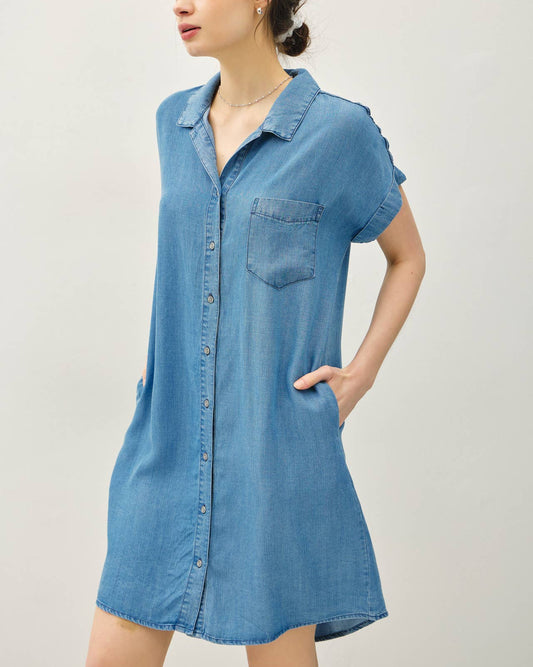 Denim Tencel Dress