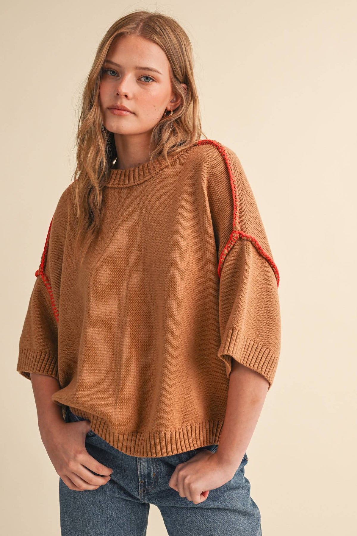 Blanket Stitch Sweater