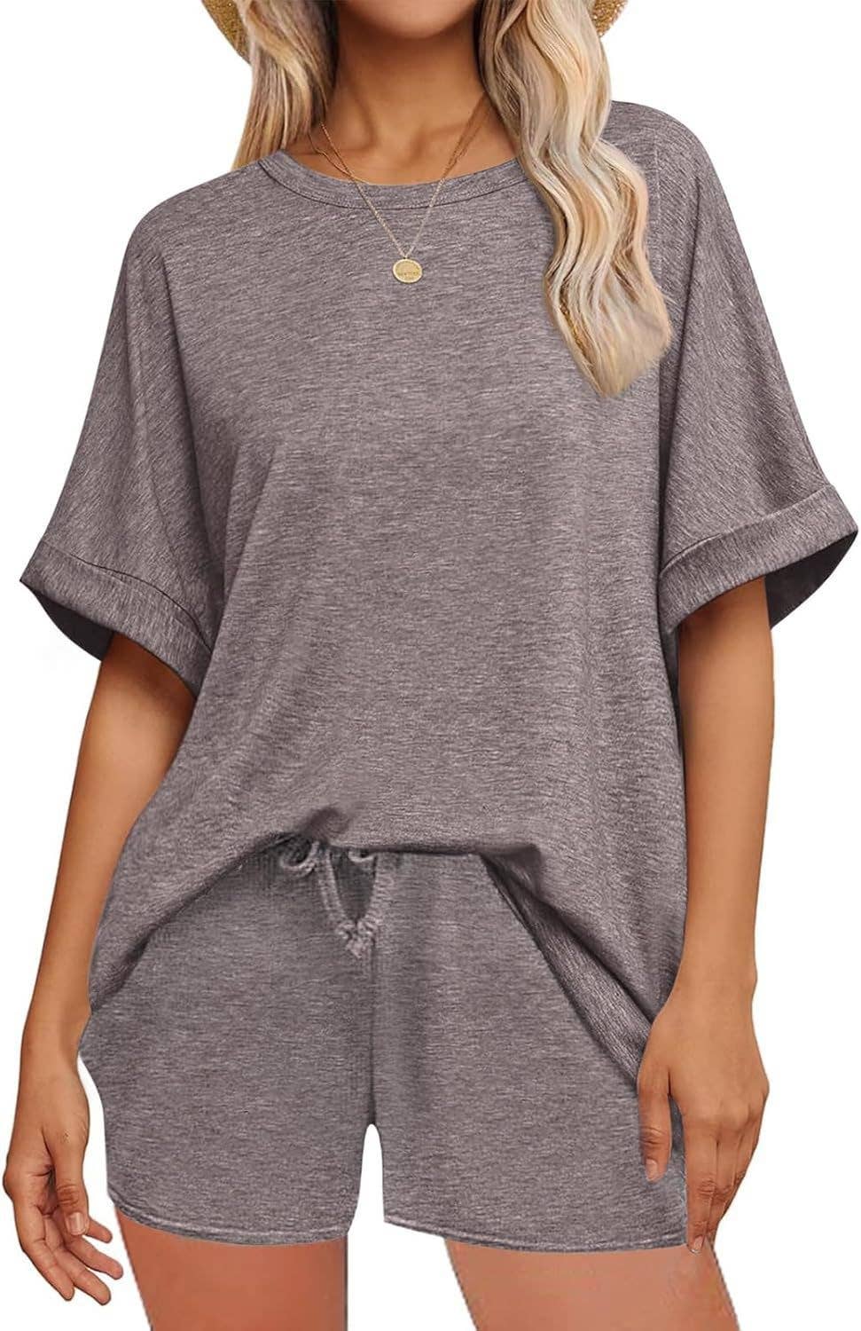 Heathered Shorts Set