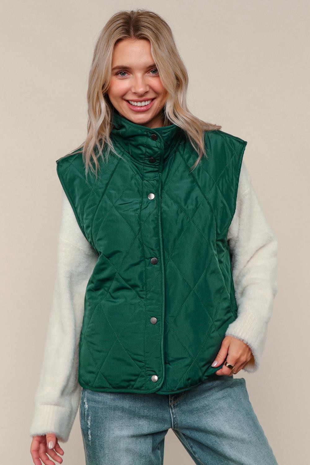 Quilted Puffer Vest