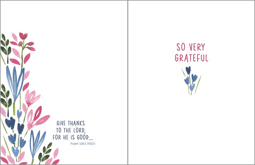 Thank You Card | Blue Daisy