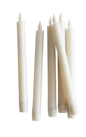 Single Flameless LED Wax Taper Candle