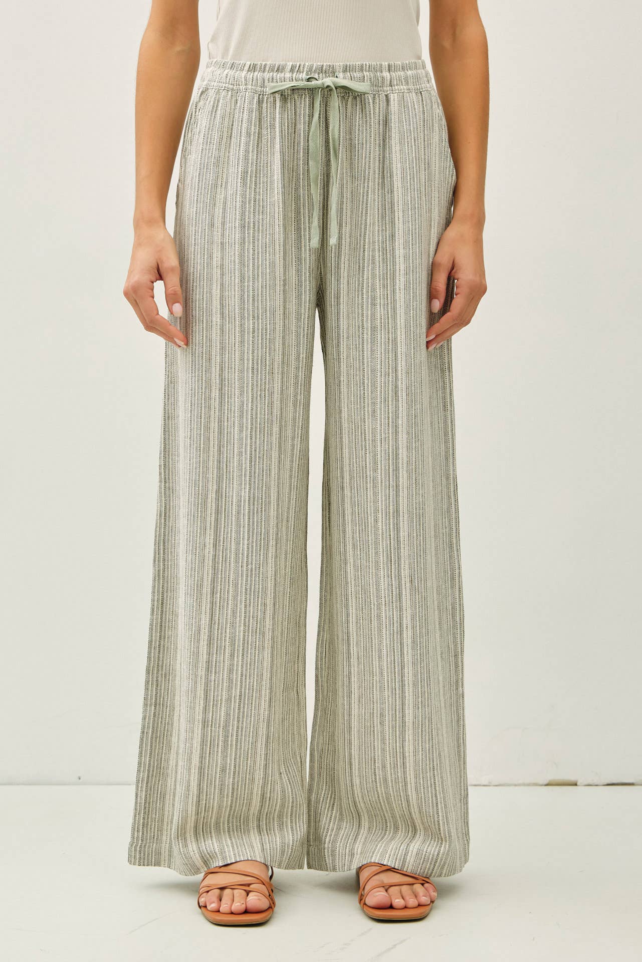 Linen Wide Leg Pants
