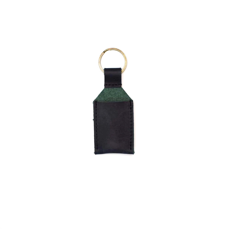 Leather Chapstick Keychain