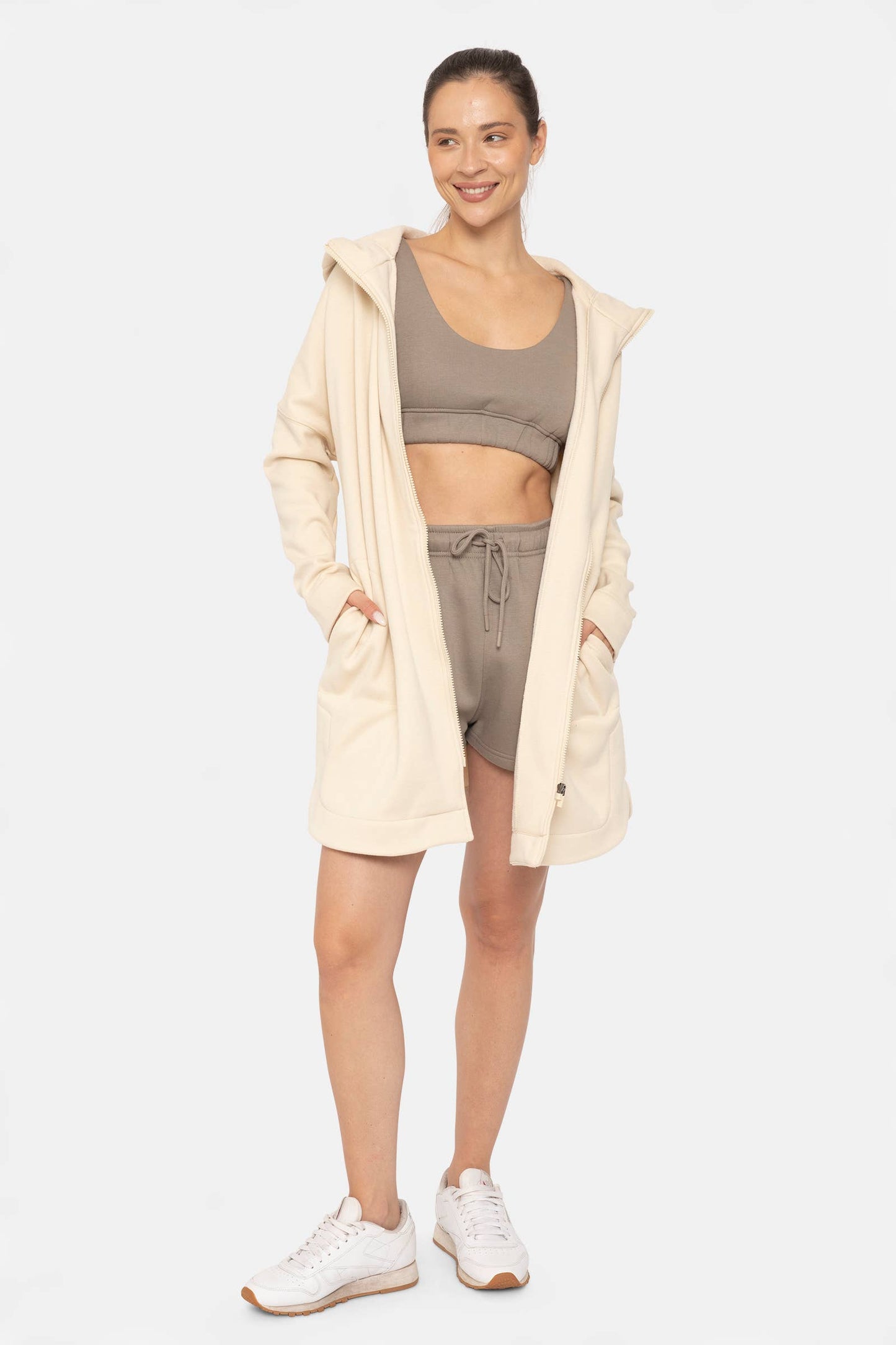 Longline Zip-Up Jacket