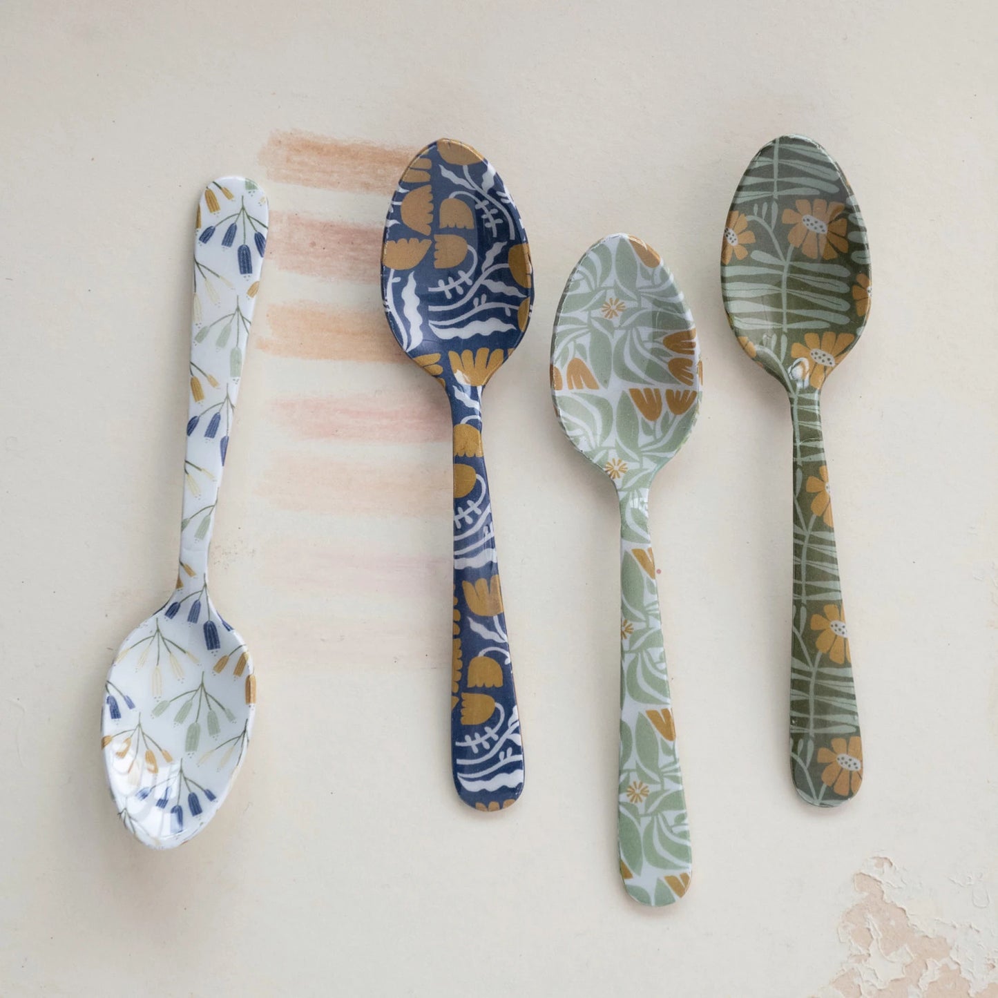 Enameled Stainless Steel Spoon