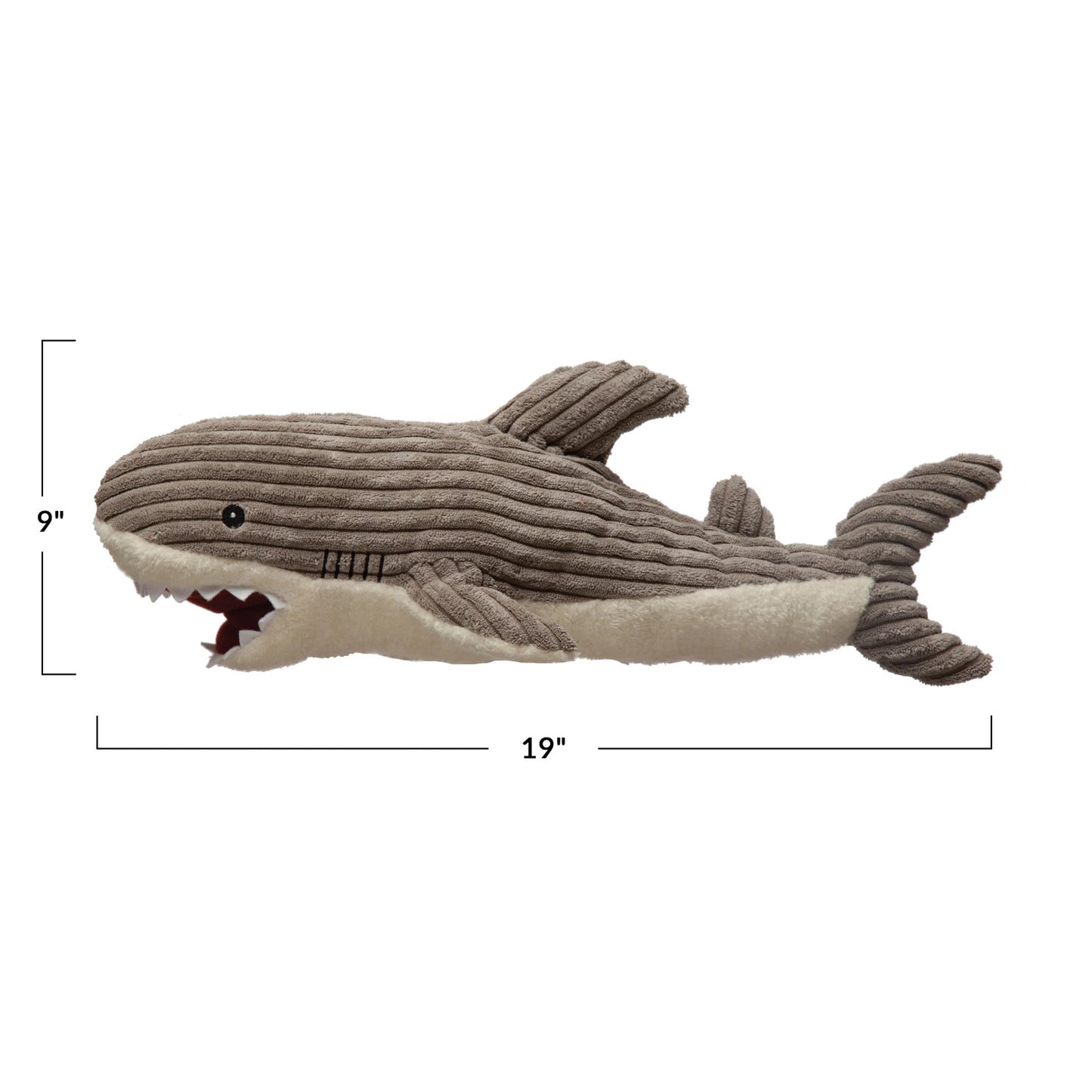 Plush Corduroy Shark