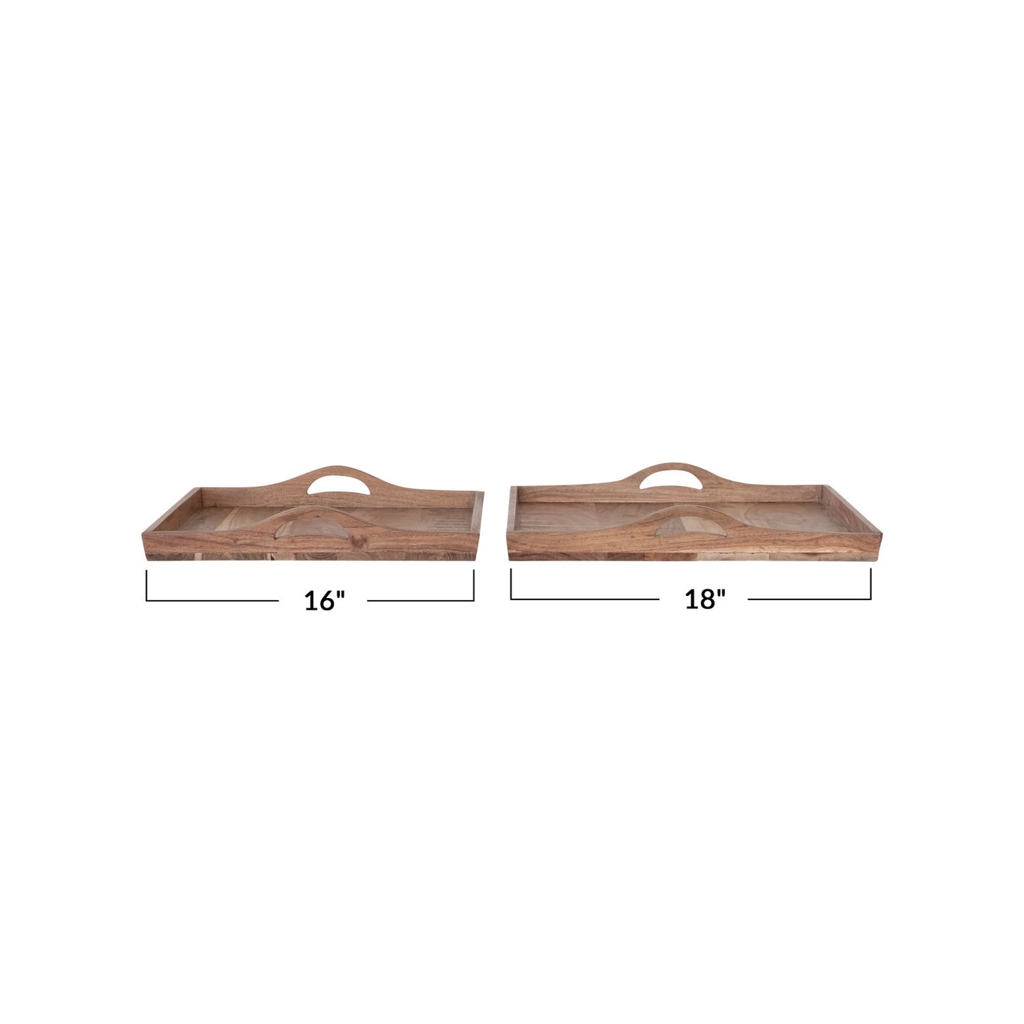 Acacia Wood Trays