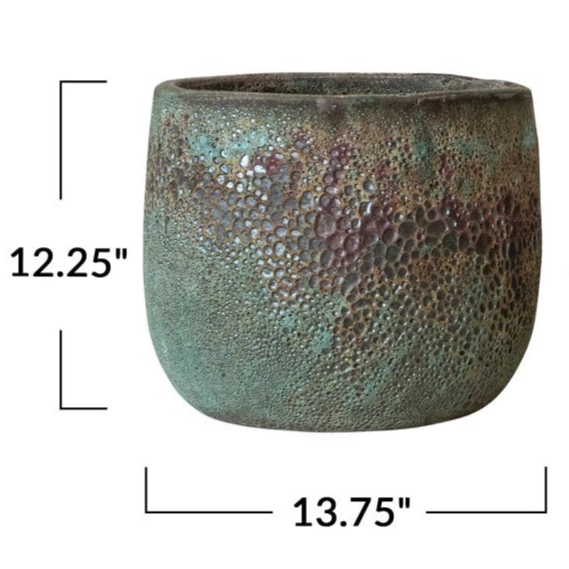 Coarse Terra-Cotta Planters