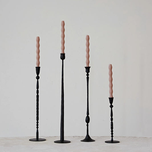 Cast Iron Candle Holder