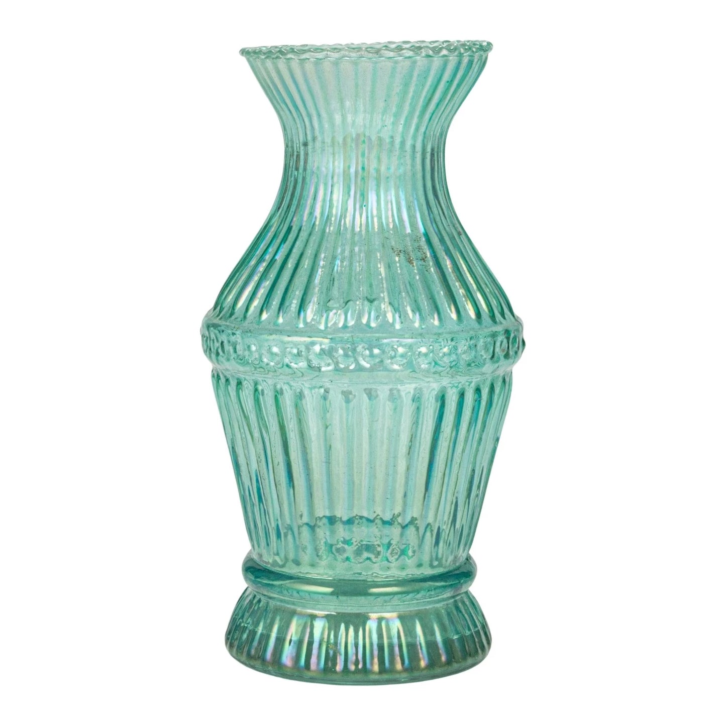 Debossed Glass Vases