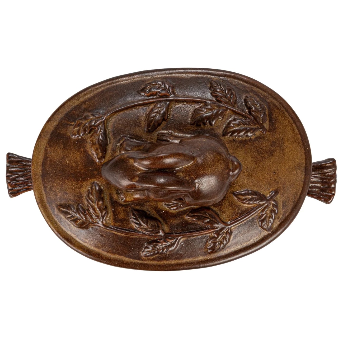 Stoneware Baker with Rabbit