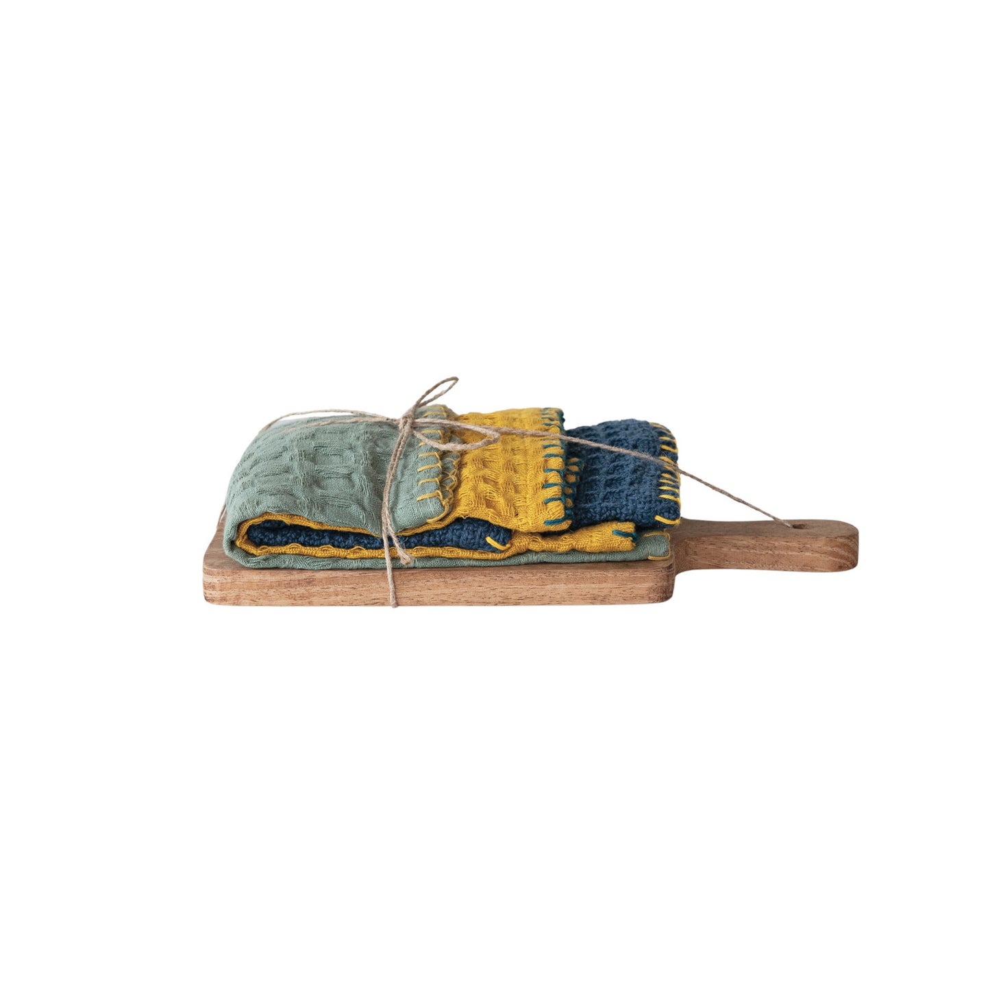 Dish Cloths w/ Cheese/Cutting Board