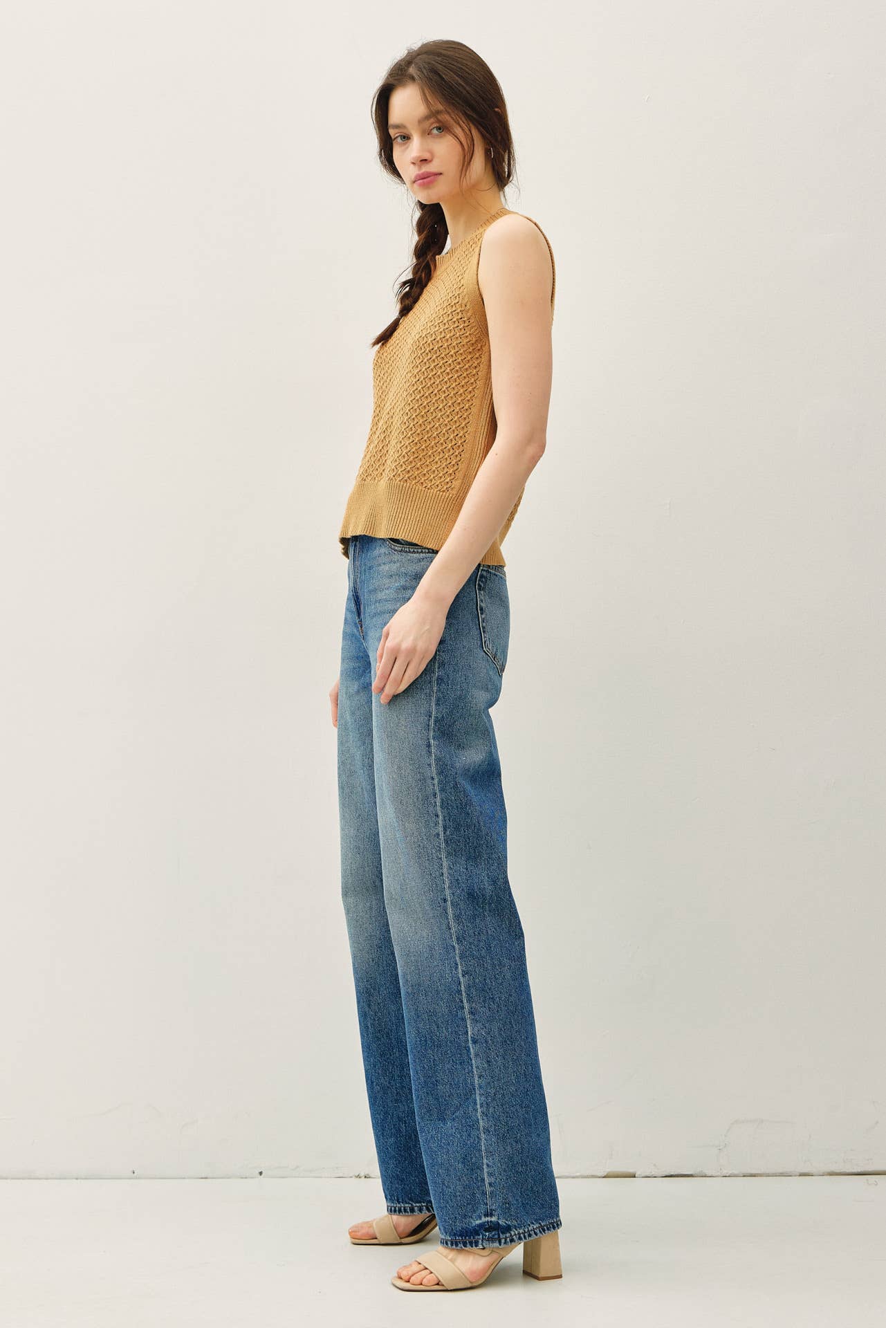 Sleeveless Knit Top