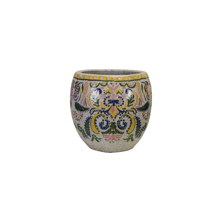 Terra-cotta Planter (Holds 7" Pot)