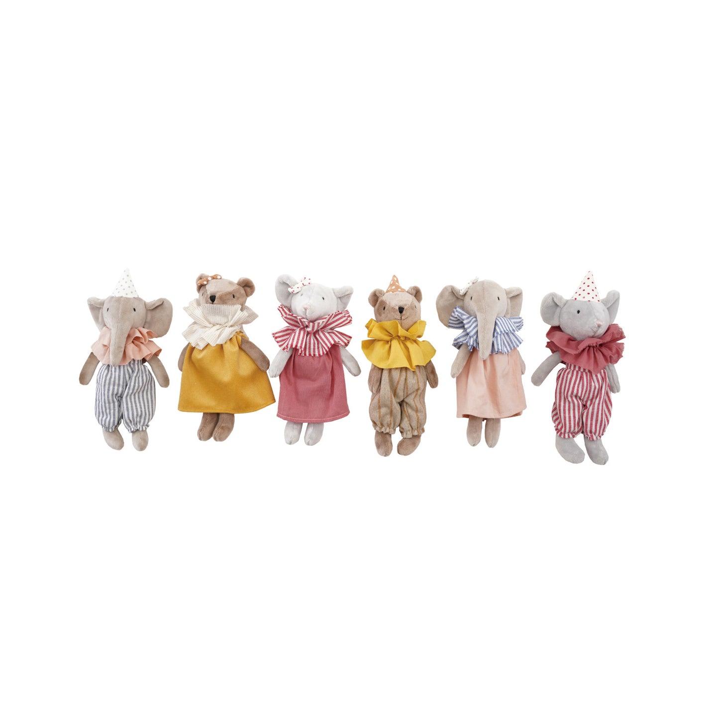 Plush Animal in Ruff Collar