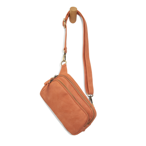 Kylie Double Zip Sling Belt Bag