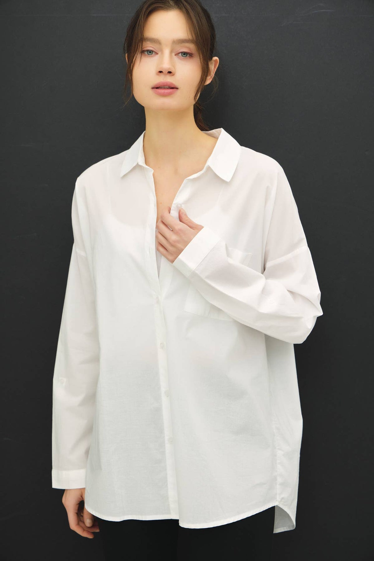 Crisp Cotton Button Down