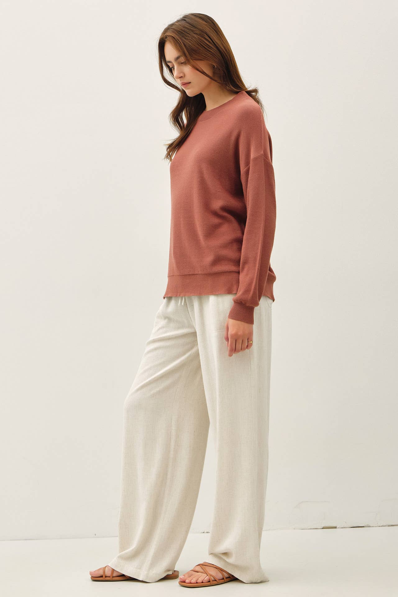 Drop Shoulder Sweater