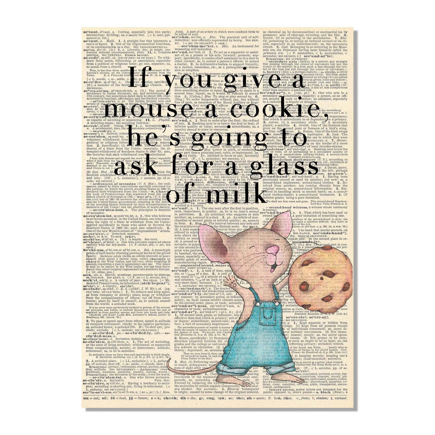 If You Give A Mouse A Cookie Print