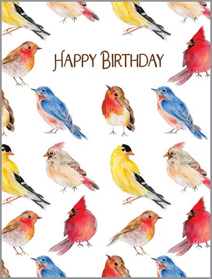 Birthday Card | Songbird Pattern