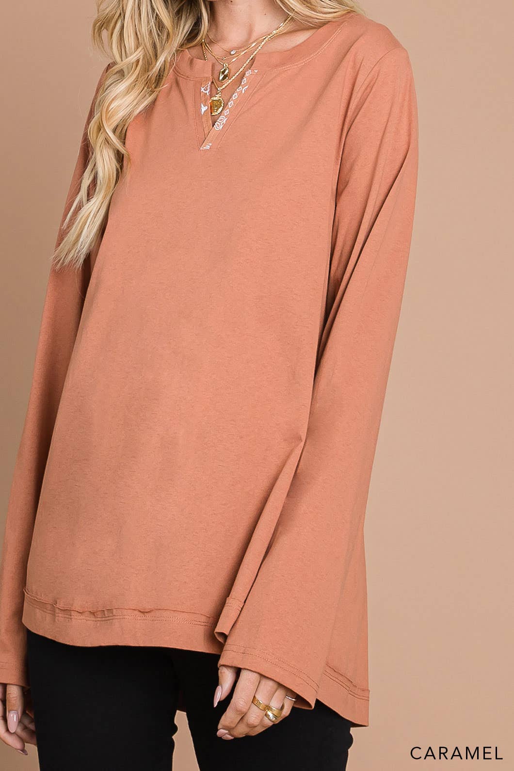 Washed Knit Top