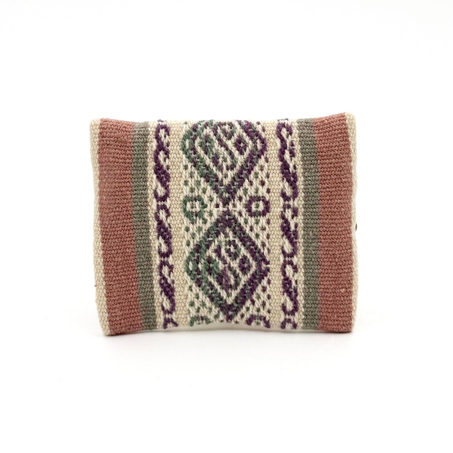 Coin Purse in Bolivian Wool | Violet