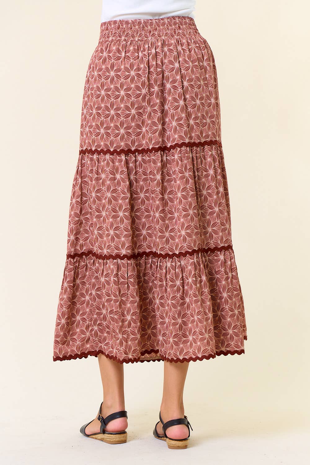 Tiered Maxi Skirt