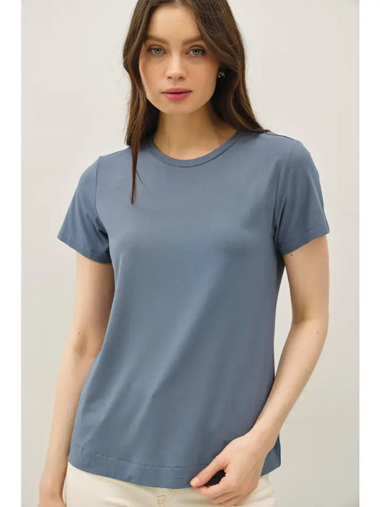 Bamboo Short Sleeve Tee | Teal