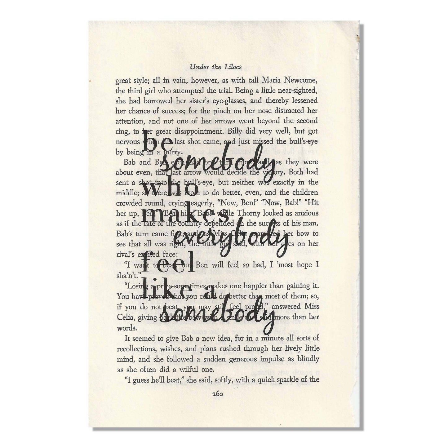 Be Somebody... Print
