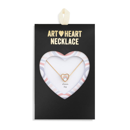 Art Heart Necklace | Dream Big