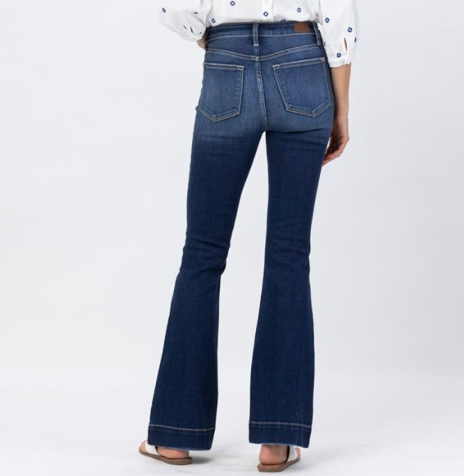 High Waist | Trouser Flare | 2" Hem Jeans