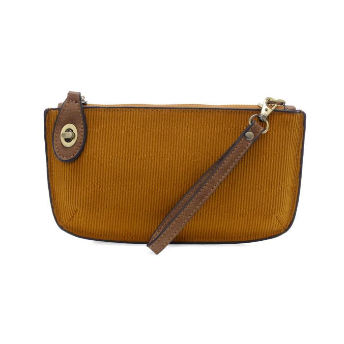 Corduroy Mini Crossbody Wristlet