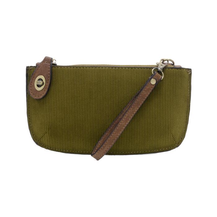 Corduroy Mini Crossbody Wristlet