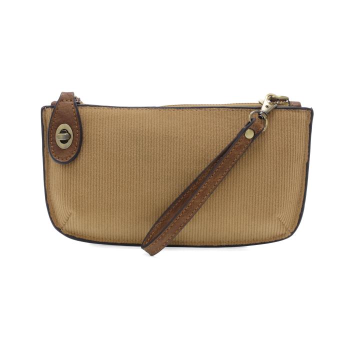 Corduroy Mini Crossbody Wristlet