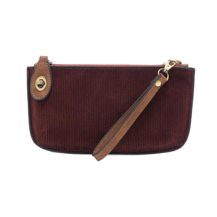 Corduroy Mini Crossbody Wristlet