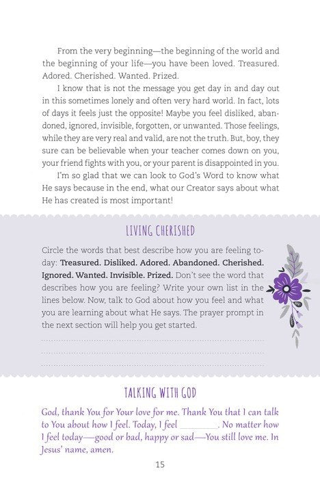 Loved & Cherished: 100 Devotions for Girls | Lynn Cowell & Michelle Neitert