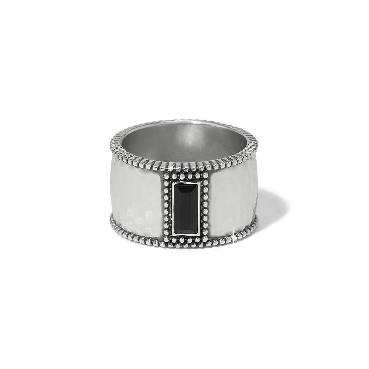 Pretty Tough Gem Wide Band Ring